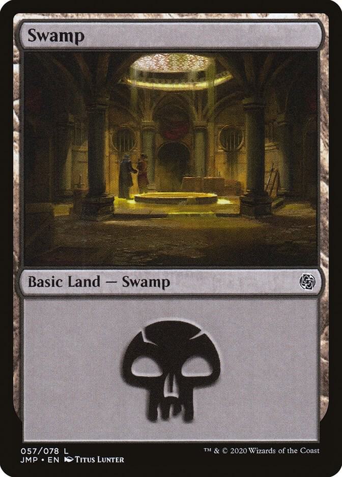 Swamp 57 card from Jumpstart