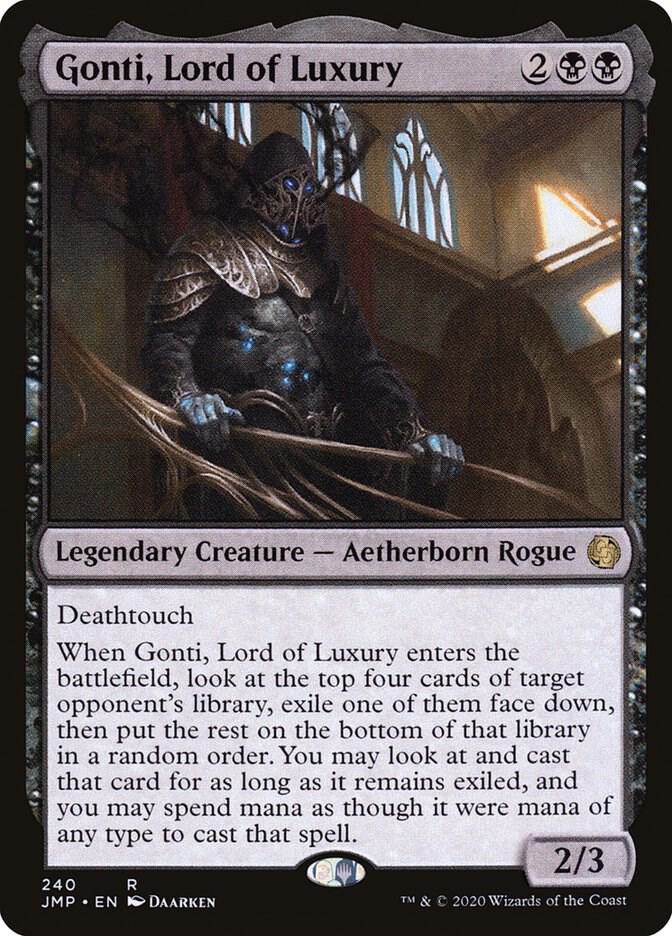 Gonti, Lord of Luxury 240 card from Jumpstart