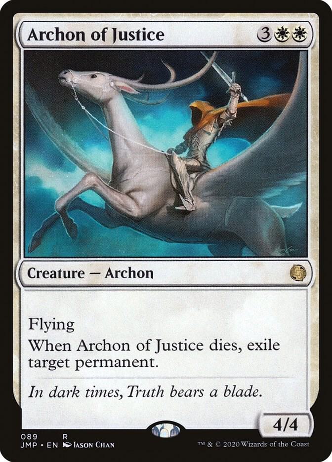 Archon of Justice 89 card from Jumpstart