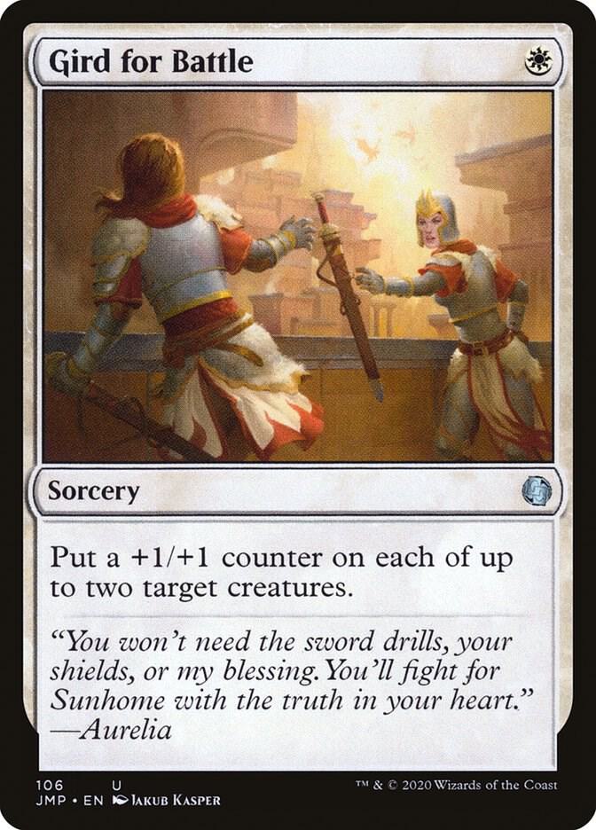 Gird for Battle 106 card from Jumpstart