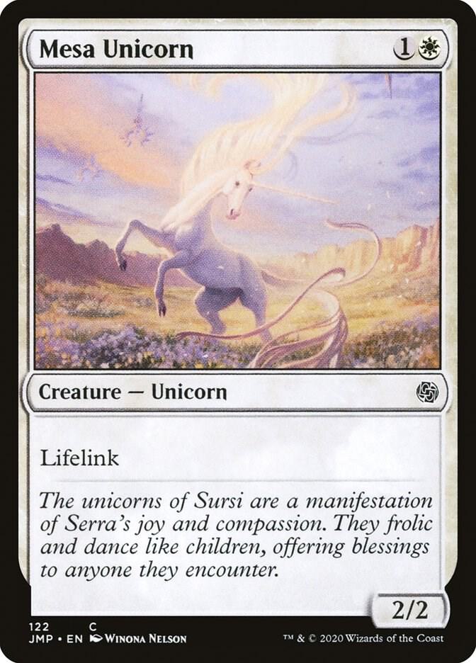 Mesa Unicorn 122 card from Jumpstart