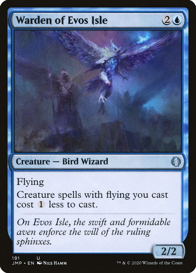Warden of Evos Isle 191 card from Jumpstart