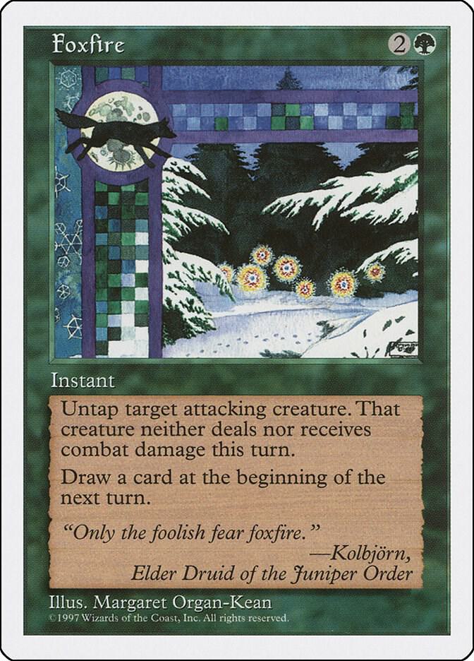 Foxfire card from Fifth Edition