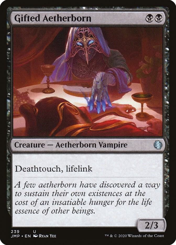 Gifted Aetherborn 239 card from Jumpstart