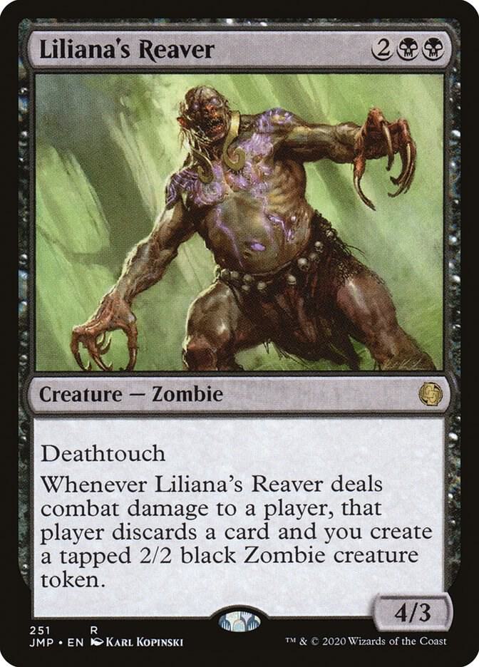 Liliana's Reaver 251 card from Jumpstart