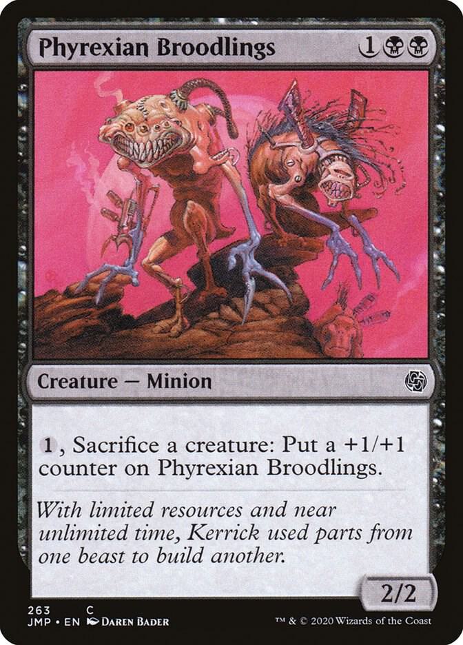 Phyrexian Broodlings 263 card from Jumpstart