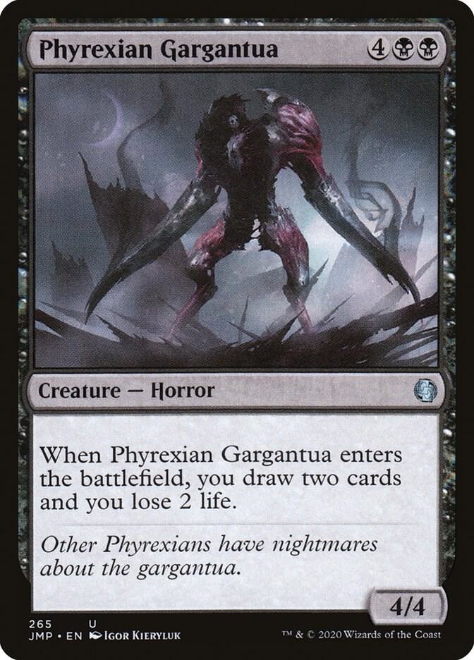 Phyrexian Gargantua 265 card from Jumpstart