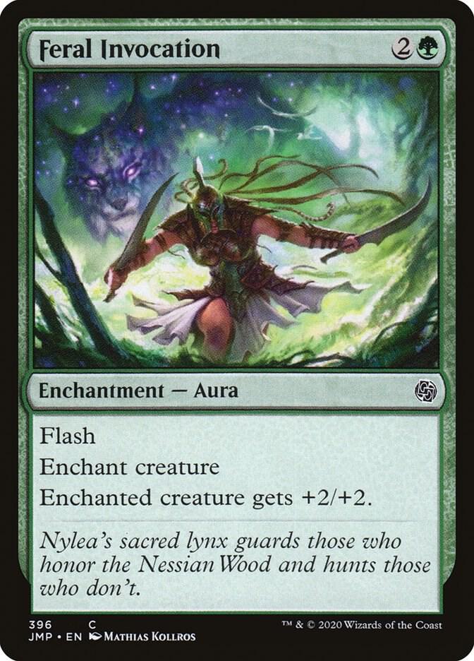 Feral Invocation 396 card from Jumpstart