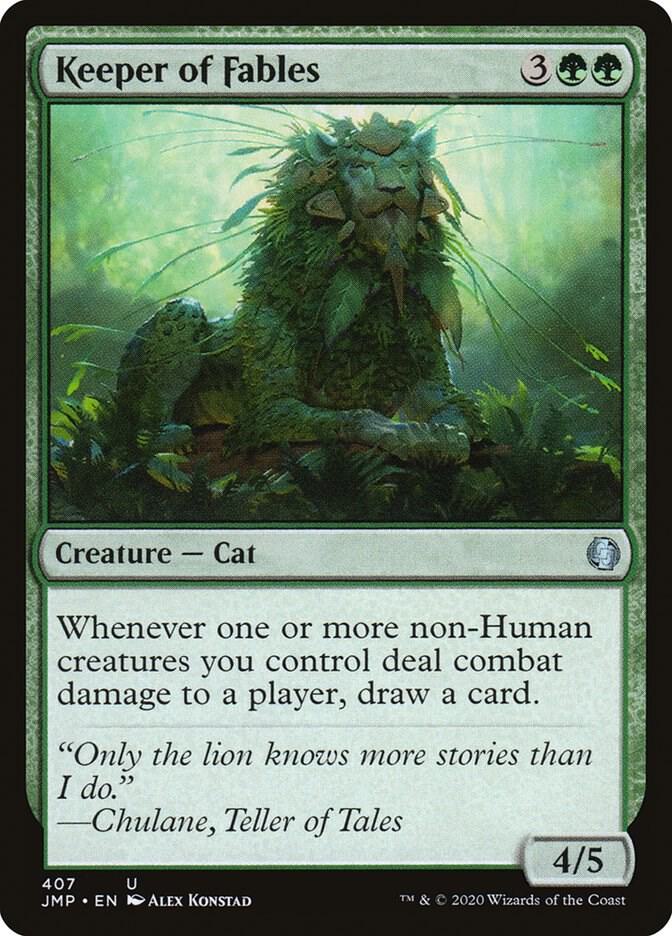 Keeper of Fables 407 card from Jumpstart