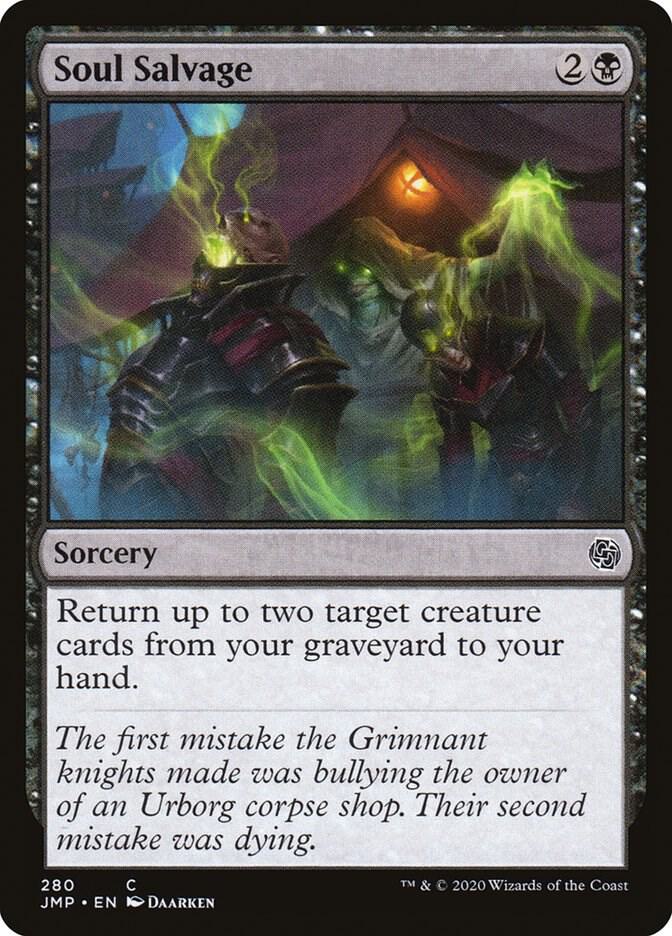 Soul Salvage 280 card from Jumpstart