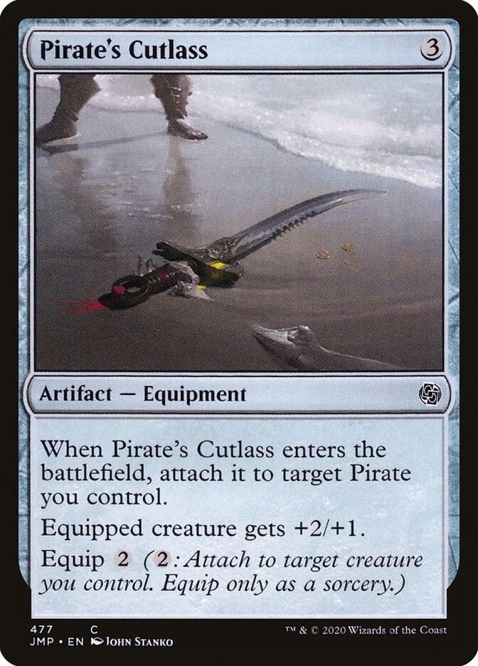 Pirate's Cutlass 477 card from Jumpstart