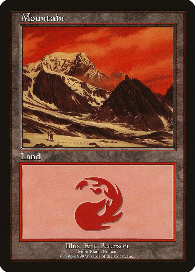 Mountain - Mont Blanc 13 card from European Lands