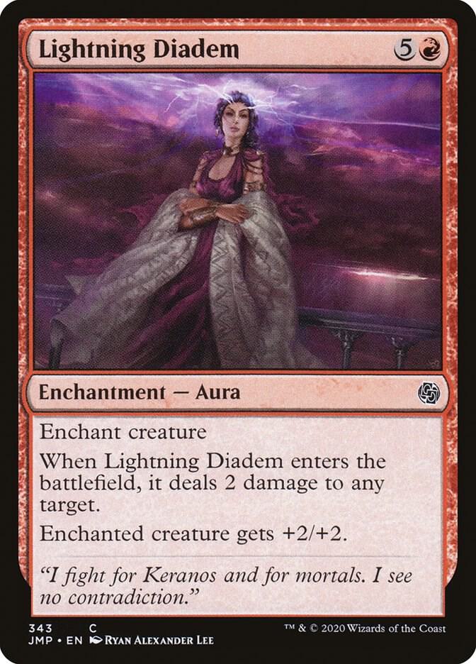 Lightning Diadem 343 card from Jumpstart