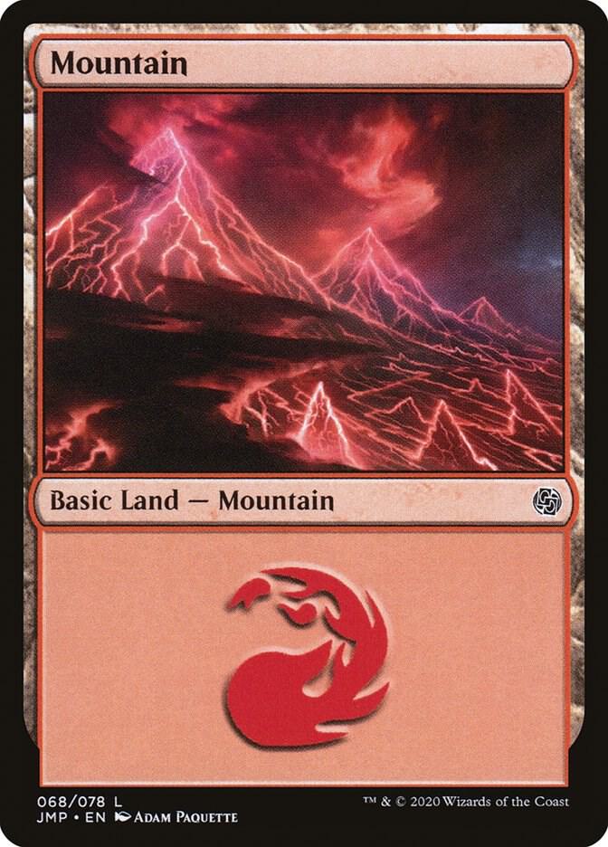 Mountain 68 card from Jumpstart
