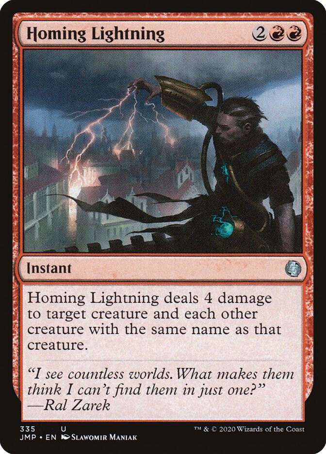 Homing Lightning 335 card from Jumpstart