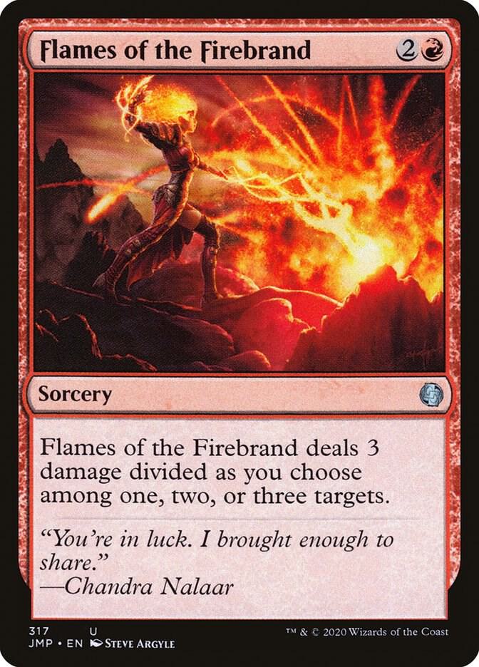 Flames of the Firebrand 317 card from Jumpstart