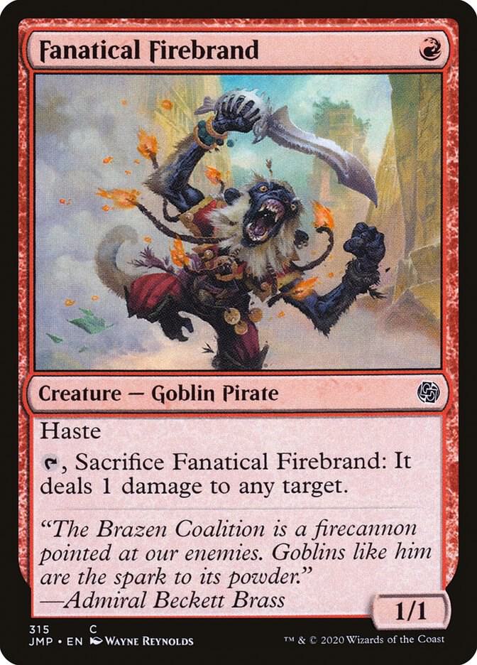 Fanatical Firebrand 315 card from Jumpstart