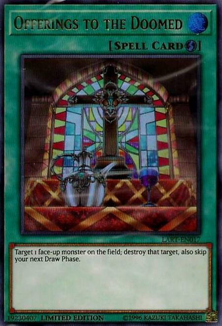 Offerings to the Doomed LART-EN017 card from The Lost Art Promotion