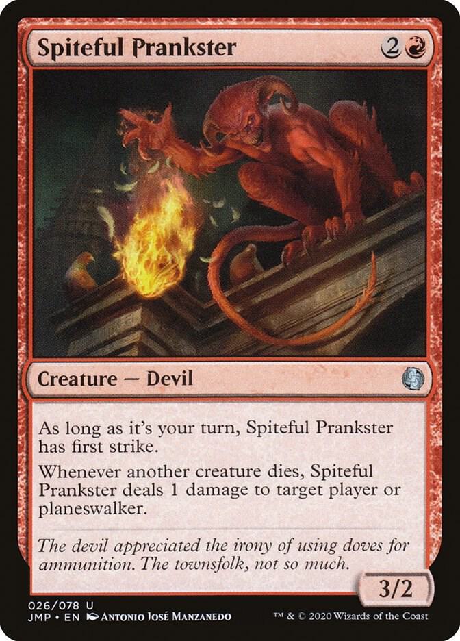 Spiteful Prankster 26 card from Jumpstart