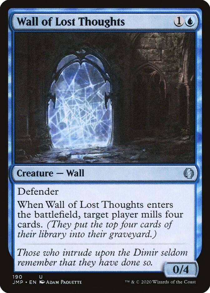 Wall of Lost Thoughts 190 card from Jumpstart