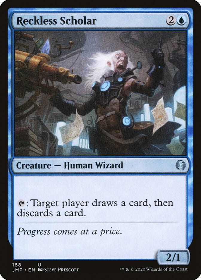 Reckless Scholar 168 card from Jumpstart