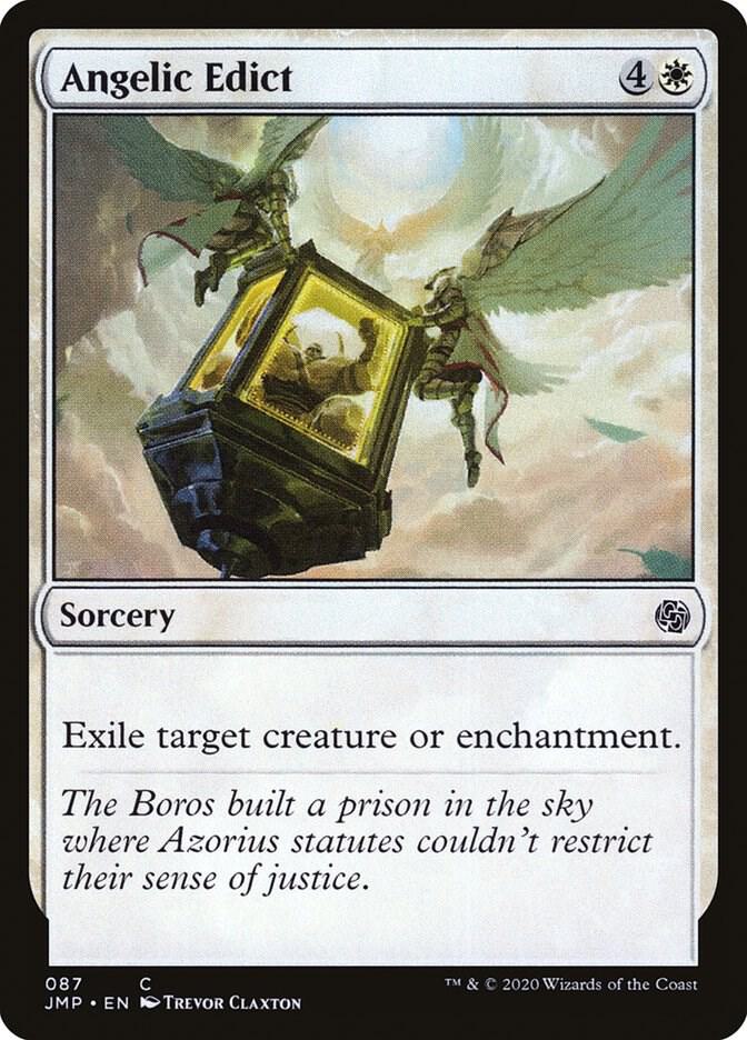 Angelic Edict 87 card from Jumpstart