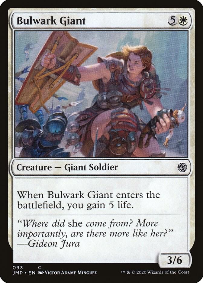 Bulwark Giant 93 card from Jumpstart