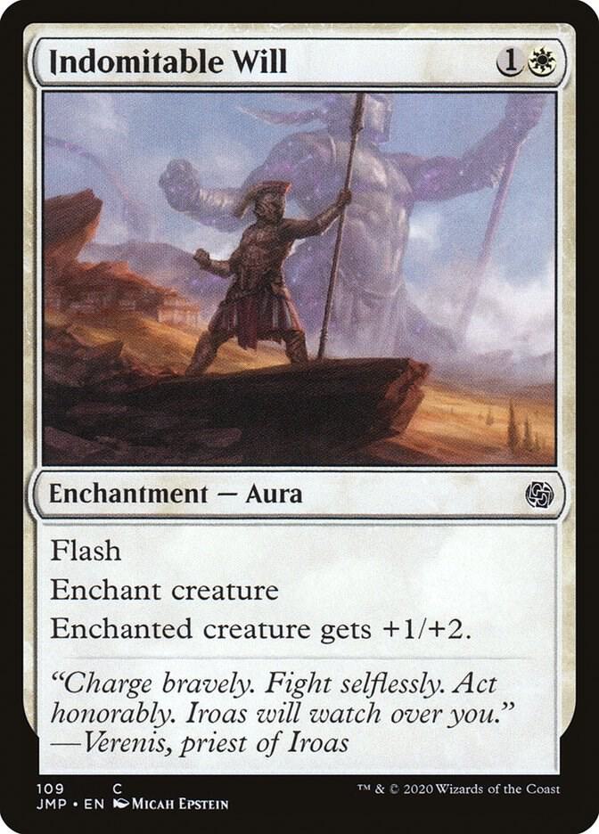 Indomitable Will 109 card from Jumpstart