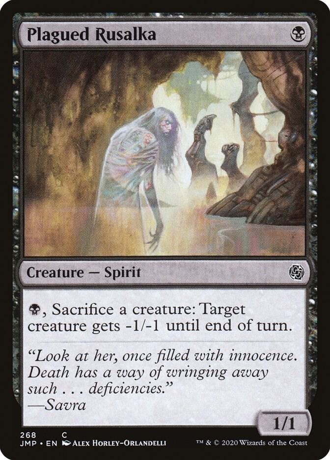 Plagued Rusalka 268 card from Jumpstart