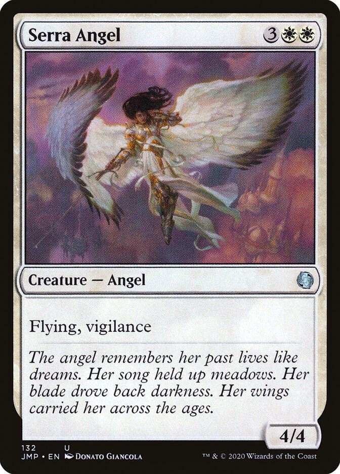 Serra Angel 132 card from Jumpstart