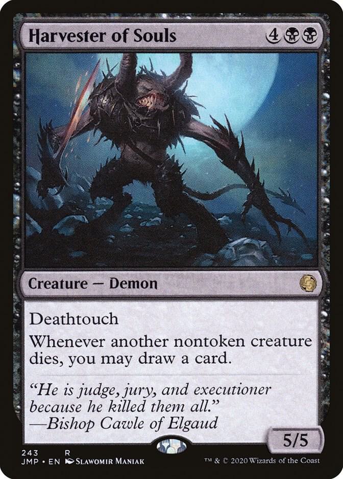 Harvester of Souls 243 card from Jumpstart