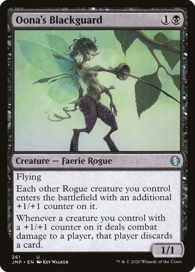 Oona's Blackguard 261 card from Jumpstart