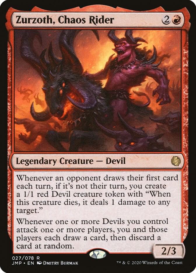 Zurzoth, Chaos Rider 27 card from Jumpstart
