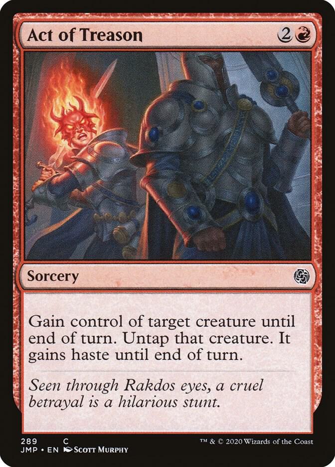 Act of Treason 289 card from Jumpstart