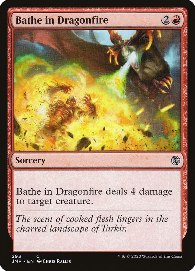Bathe in Dragonfire 293 card from Jumpstart