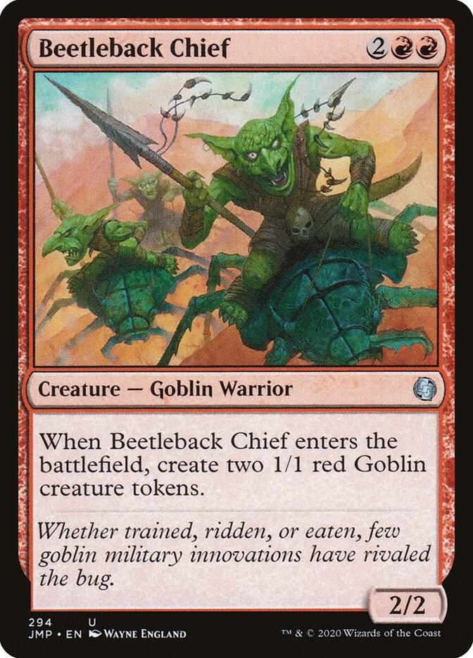 Beetleback Chief 294 card from Jumpstart