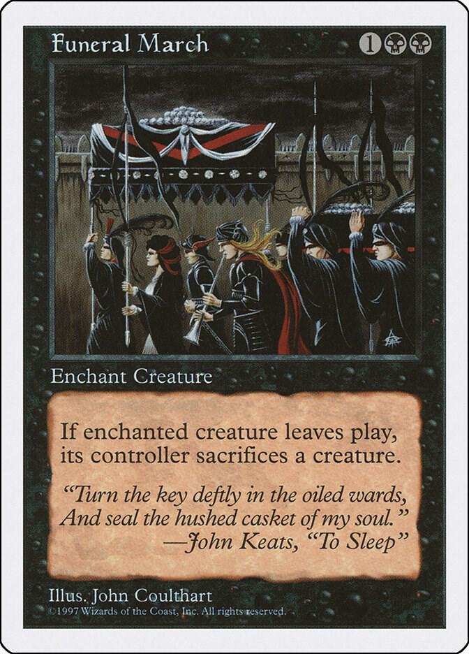 Funeral March card from Fifth Edition