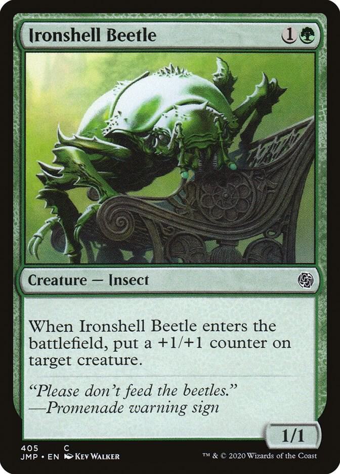 Ironshell Beetle 405 card from Jumpstart