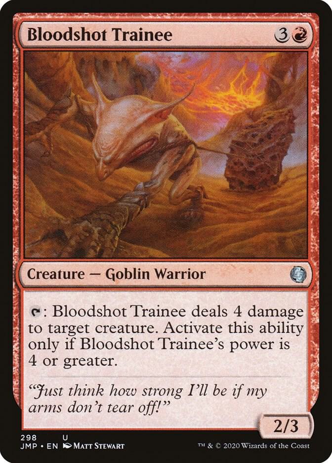 Bloodshot Trainee 298 card from Jumpstart