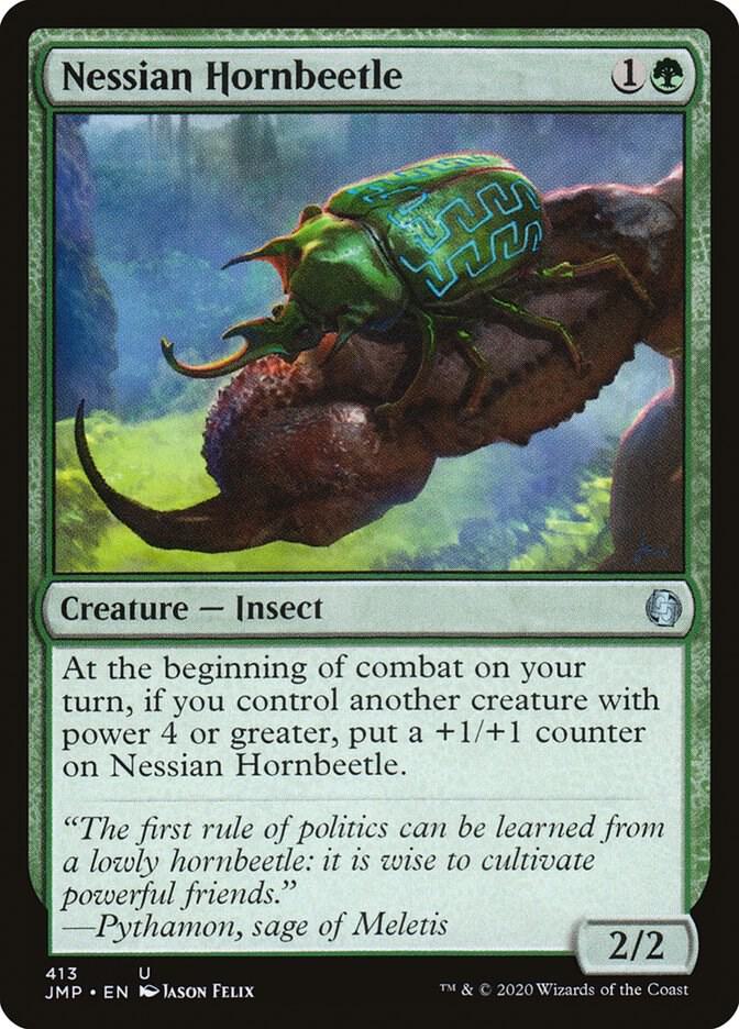 Nessian Hornbeetle 413 card from Jumpstart
