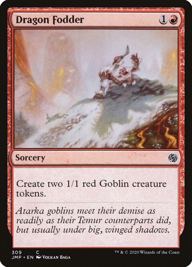 Dragon Fodder 309 card from Jumpstart