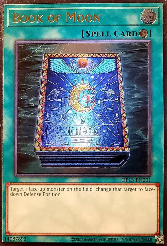 Book of Moon (UTR) OP13-EN001 card from OTS Tournament Pack 13