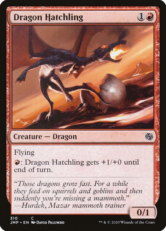 Dragon Hatchling 310 card from Jumpstart