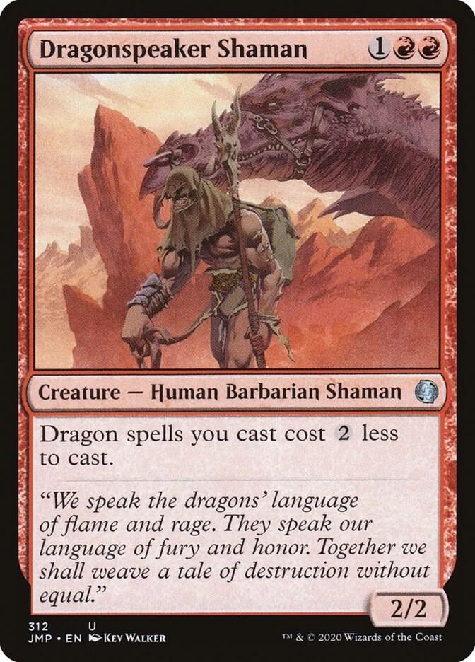 Dragonspeaker Shaman 312 card from Jumpstart