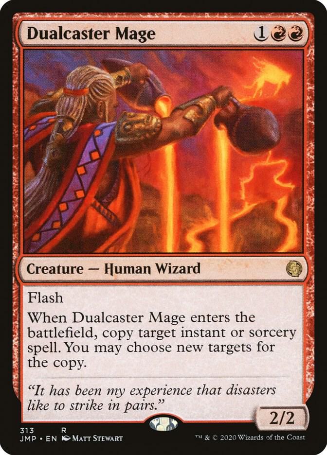 Dualcaster Mage 313 card from Jumpstart