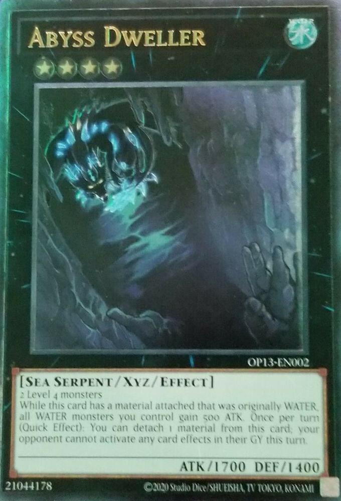 Abyss Dweller (UTR) OP13-EN002 card from OTS Tournament Pack 13