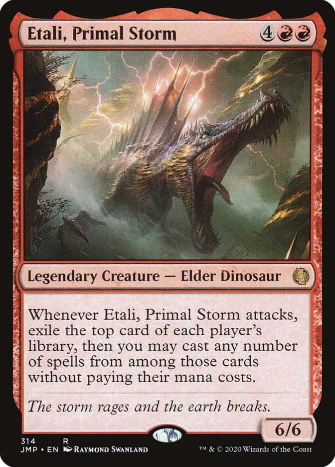 Etali, Primal Storm 314 card from Jumpstart