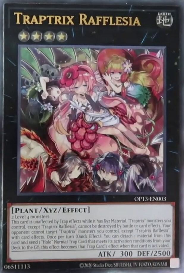 Traptrix Rafflesia (UTR) OP13-EN003 card from OTS Tournament Pack 13