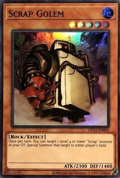 Scrap Golem OP13-EN005 card from OTS Tournament Pack 13