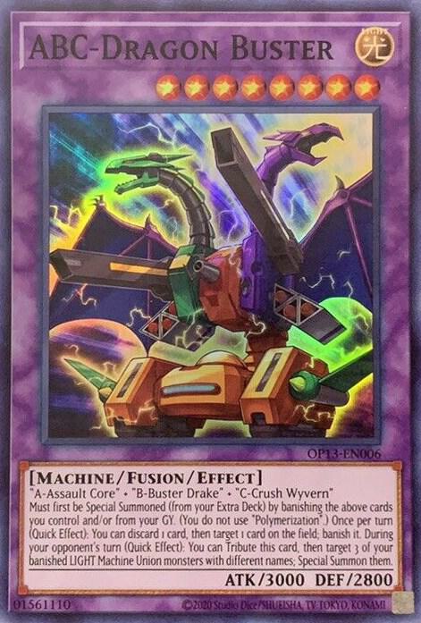 ABC-Dragon Buster OP13-EN006 card from OTS Tournament Pack 13